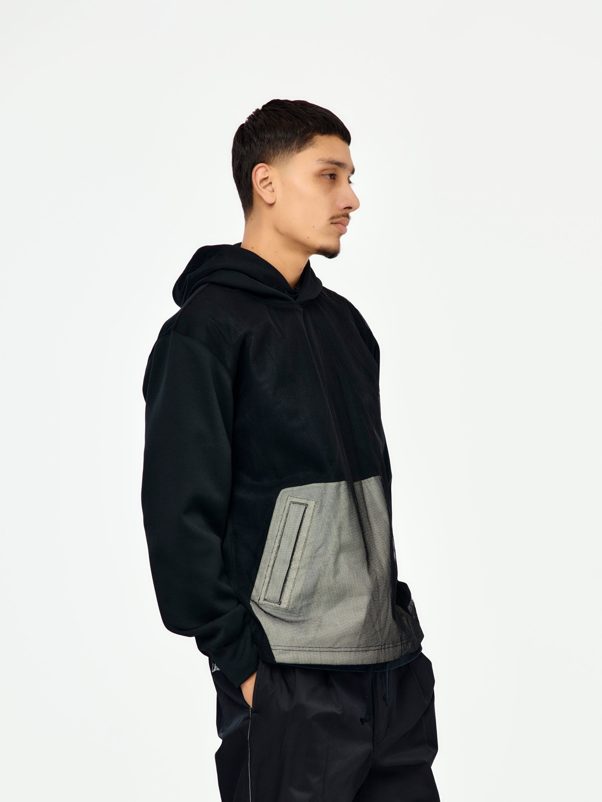 HOMME PLUS HOODIE (BLACK) - 2
