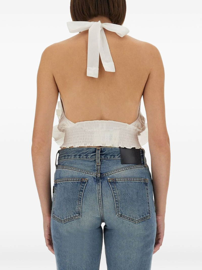 Cyprus ruffled halter top 3