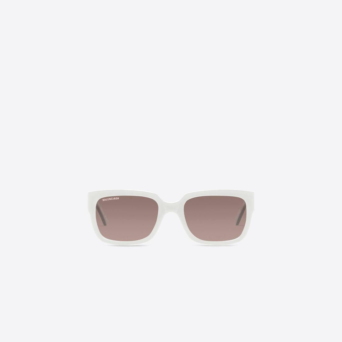 Women's Flat-d Frame Sunglasses in White - 1