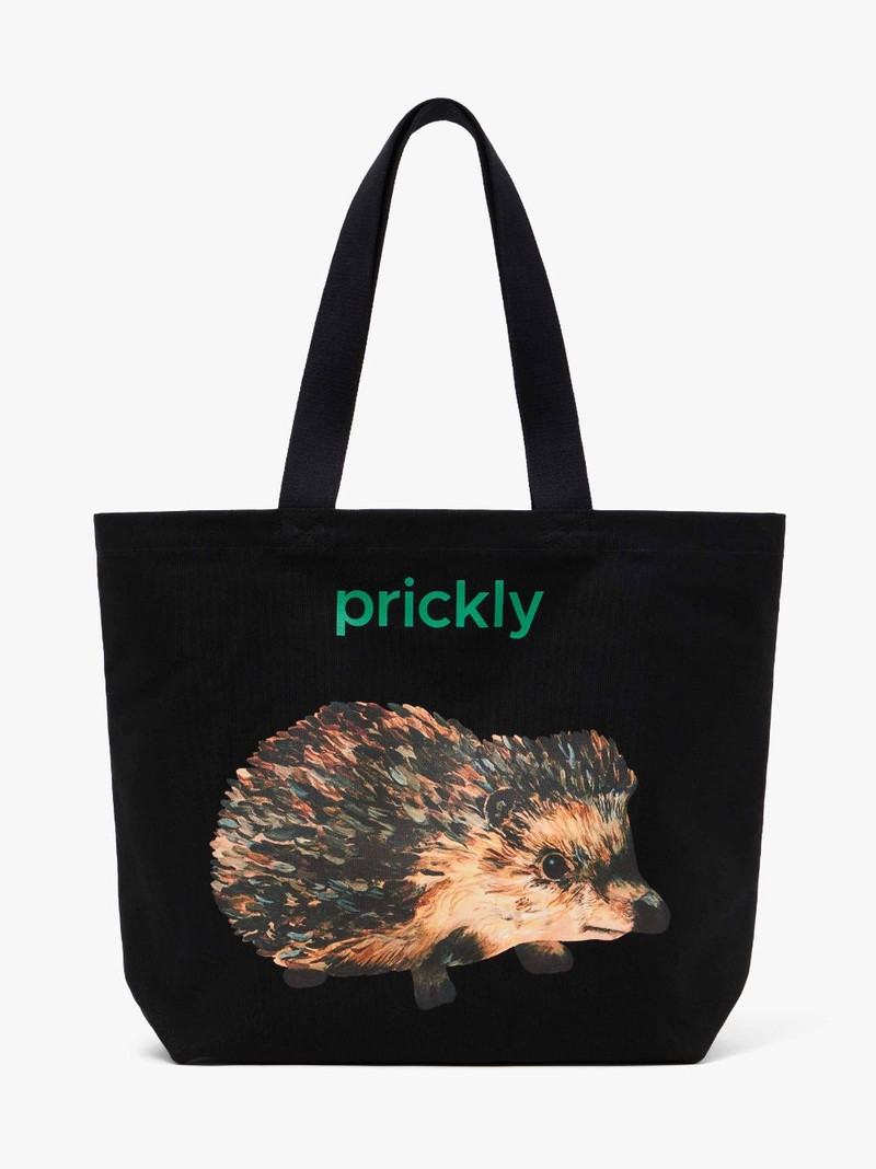 CANVAS TOTE - HEDGEHOG PRINT 1