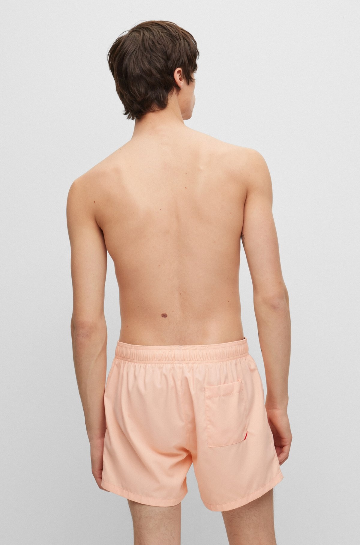 SWIM SHORTS WITH LOGO PRINT - 4