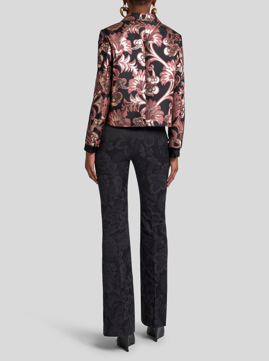 CROPPED JACQUARD JACKET - 5