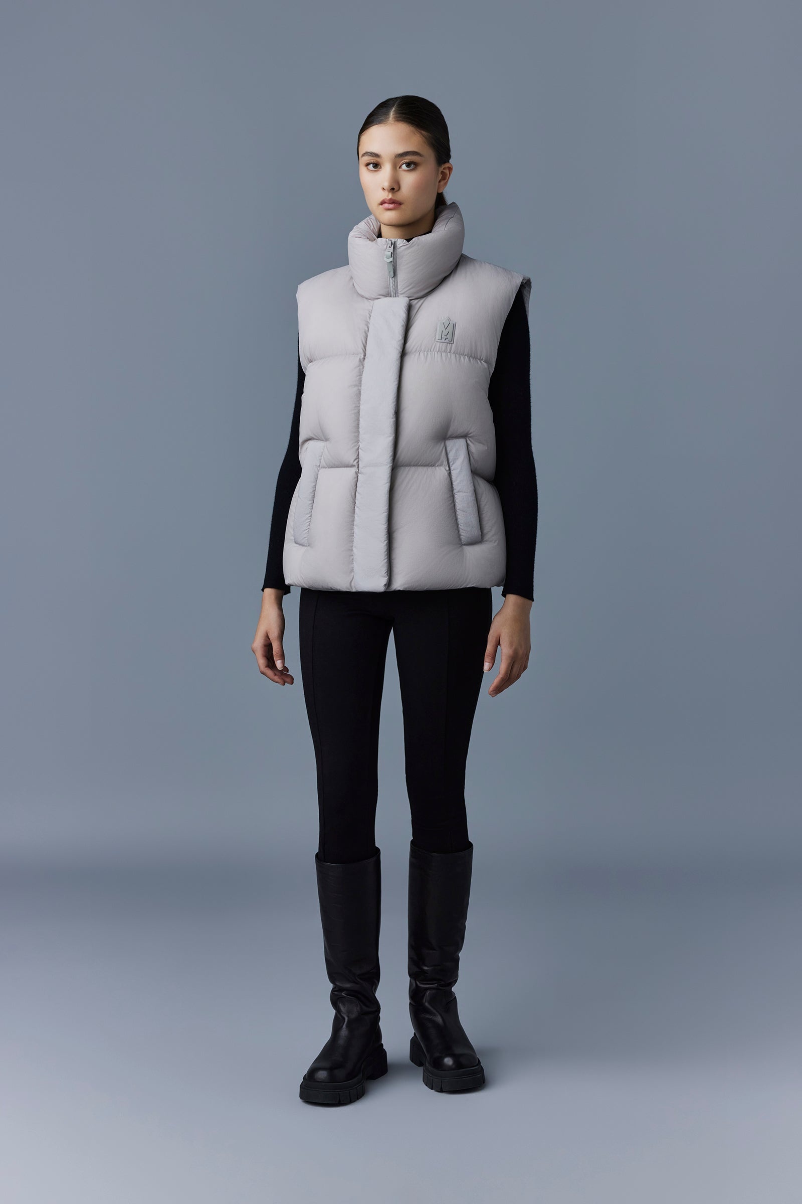 Mackage＊NAKI Down vest with stand collar＊ダウンベスト Mackage Naki Down Vest With Stand Collar In Black - 40% Off