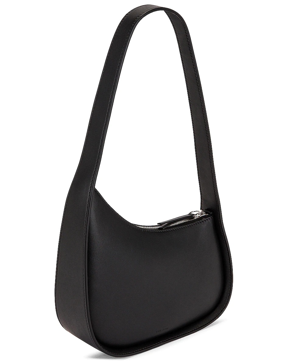 Leather Half Moon Bag - 4