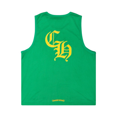 Chrome Hearts Chrome Hearts Mesh Reversible Basketball Jersey 'Green/White' outlook