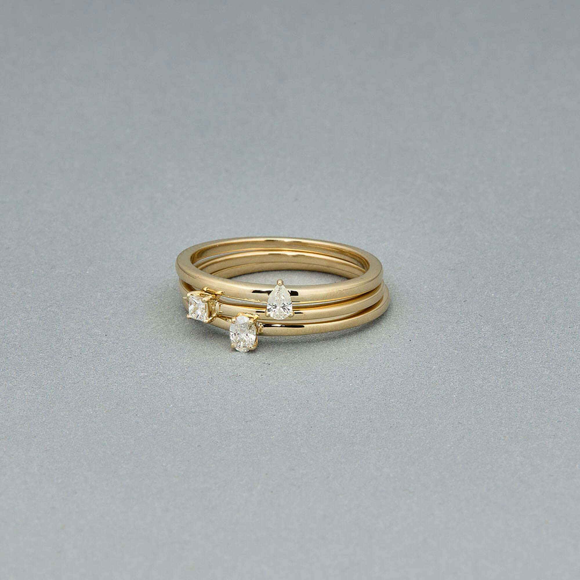 Fancy Shapes Oval Cut Single Ring - 3