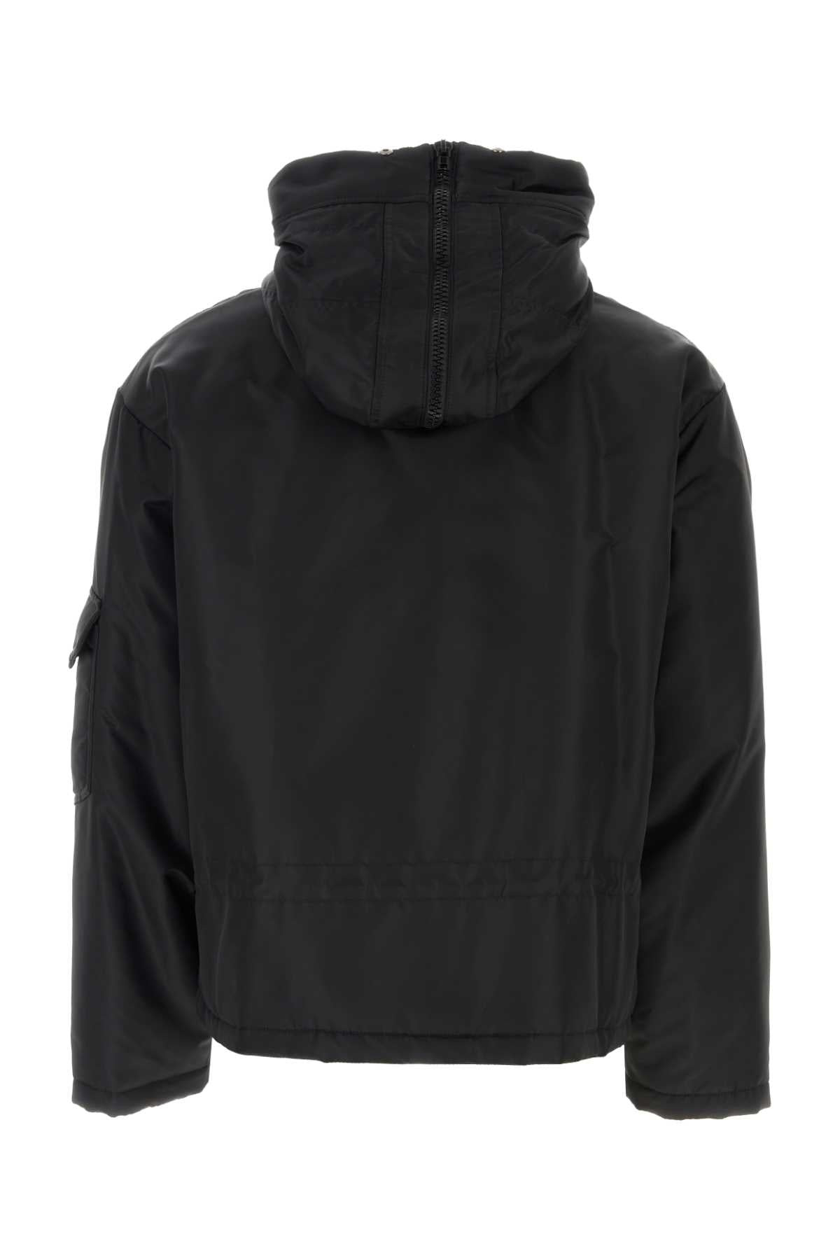 Moschino Men Black Nylon Padded Jacket - 2