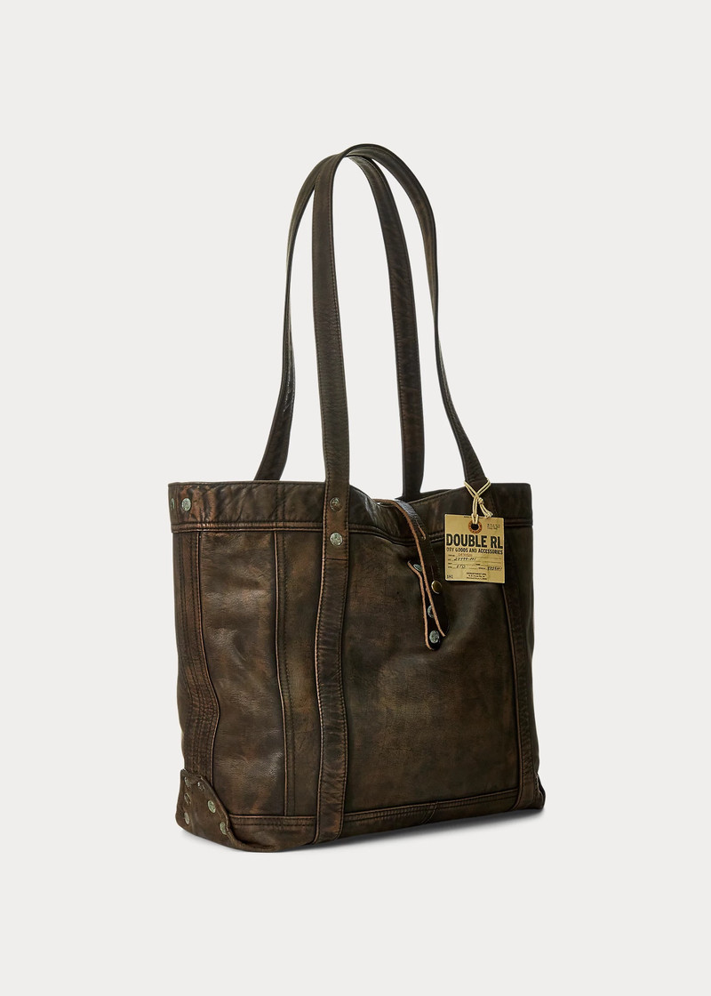 RRL by Ralph Lauren Leather Tote outlook