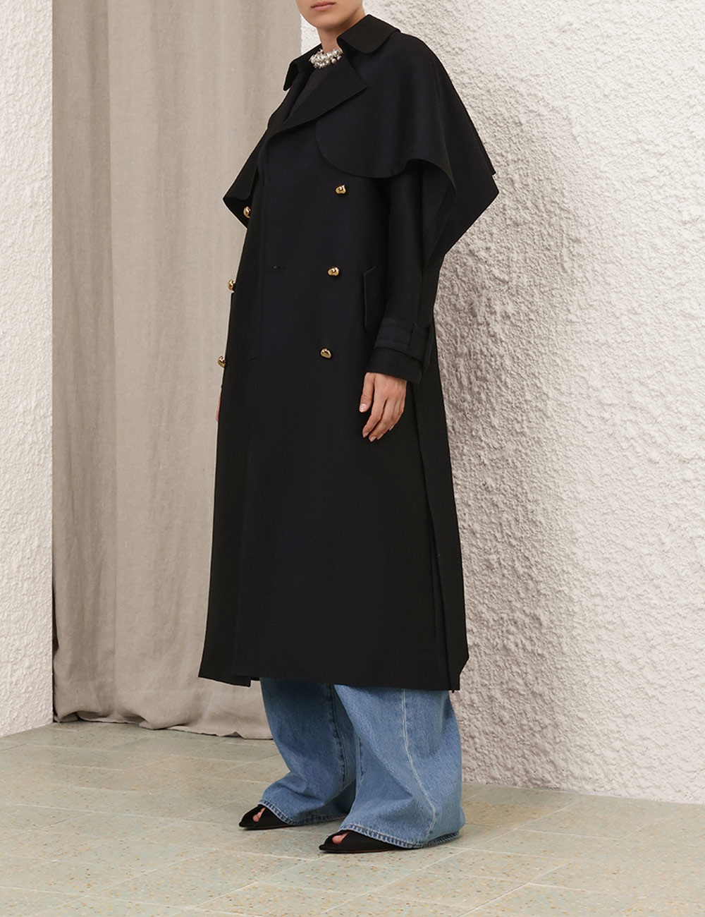 CAPE TRENCH COAT - 8