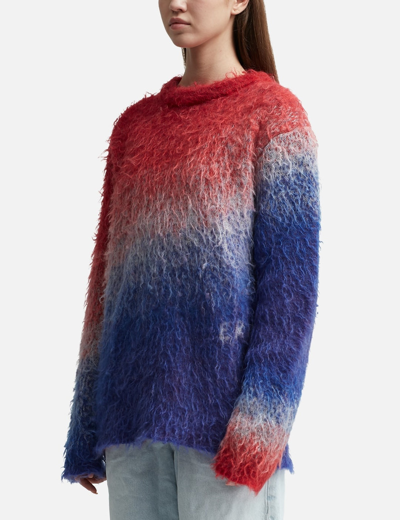 ERL UNISEX DEGRADE V-NECK KNIT SWEATER outlook