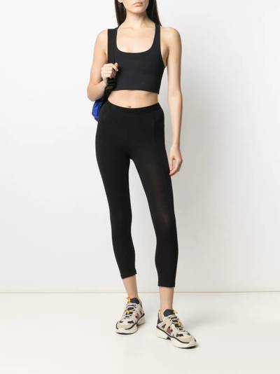DSQUARED2 cropped stretch-cotton leggings outlook