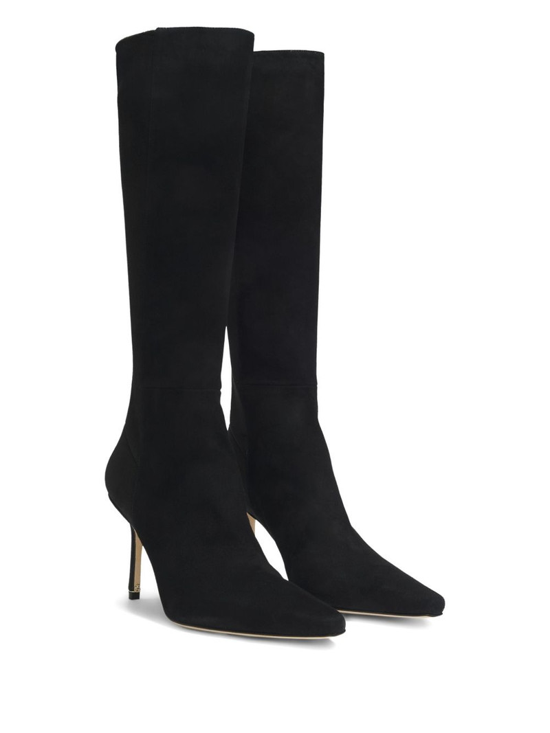 BOSS pointed-toe stiletto over-the-knee boots outlook