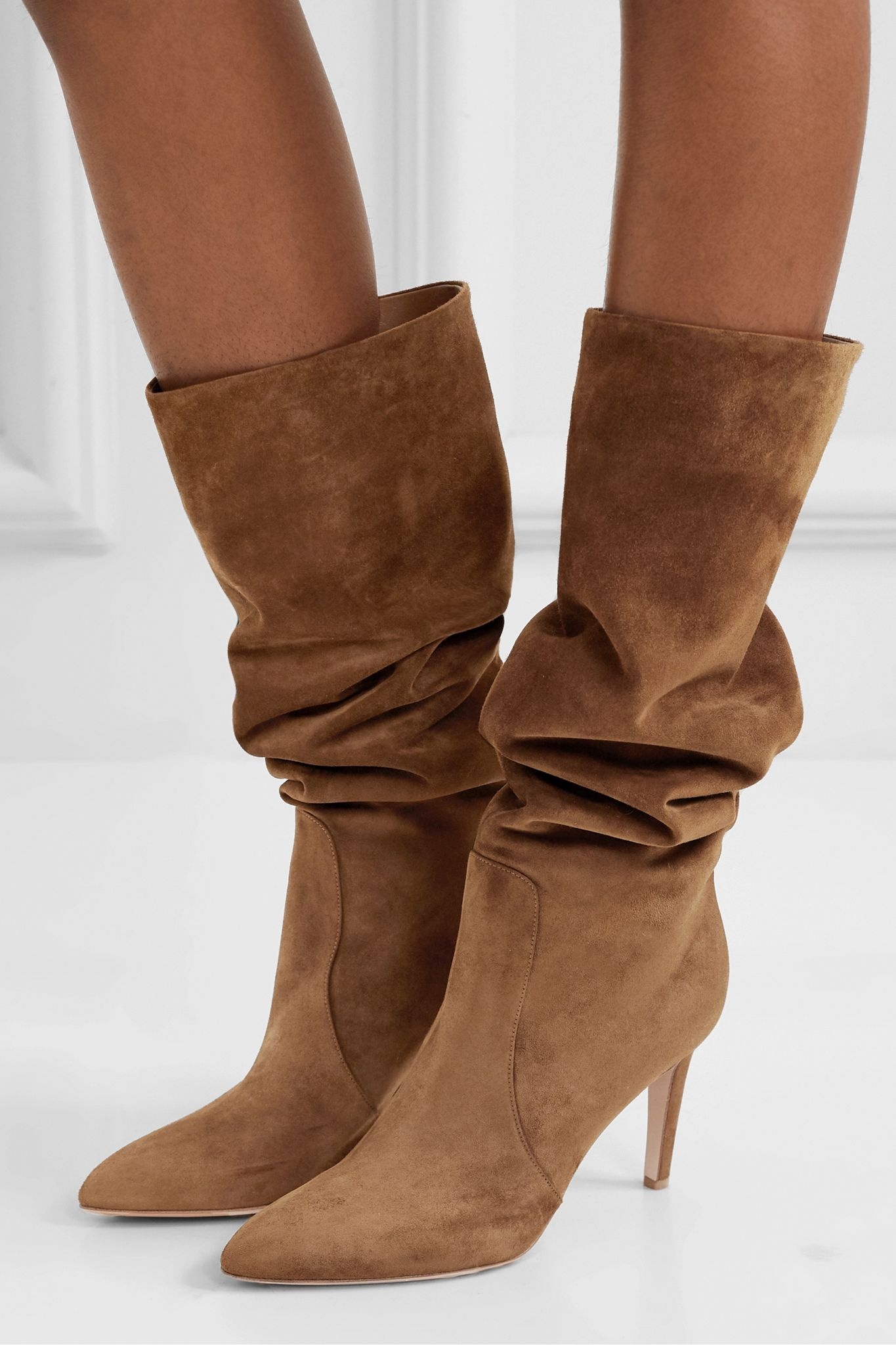 85 suede knee boots - 2