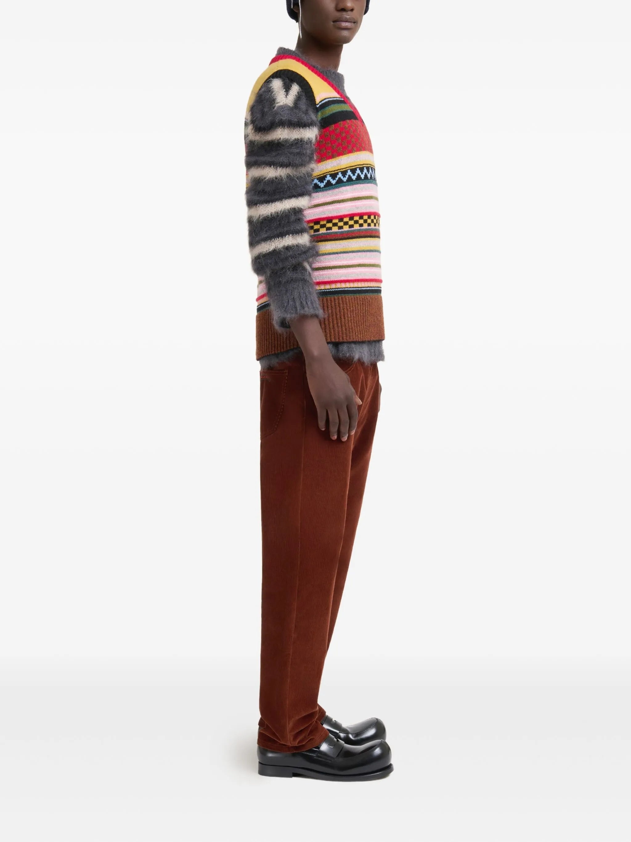Marni Striped Fluffy Sweater - 3