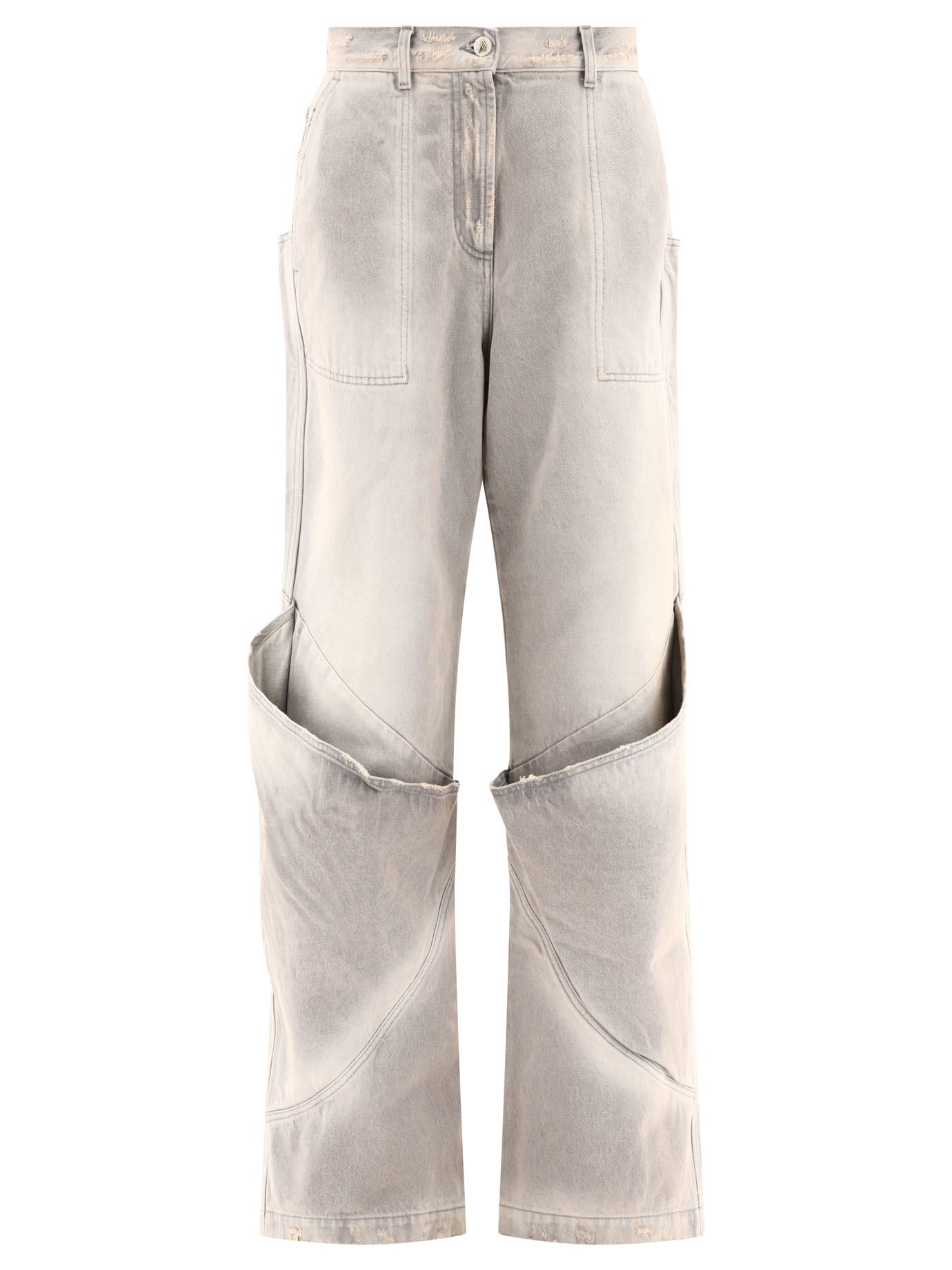 The Attico Wide Leg Jeans - 1