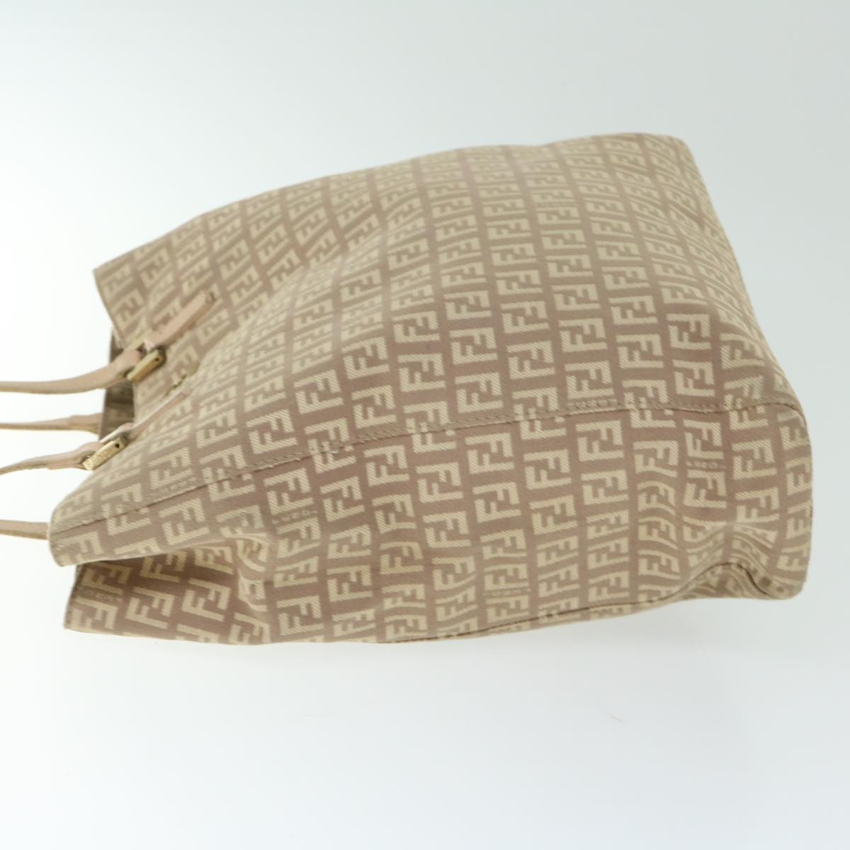 FENDI Zucchino Canvas Hand Bag Pink - 5