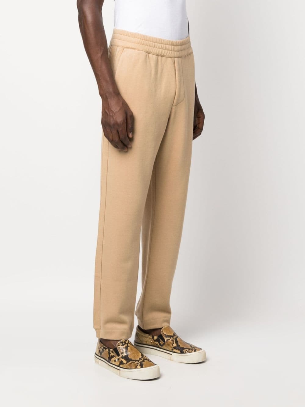 slim-cut cotton track pants - 3