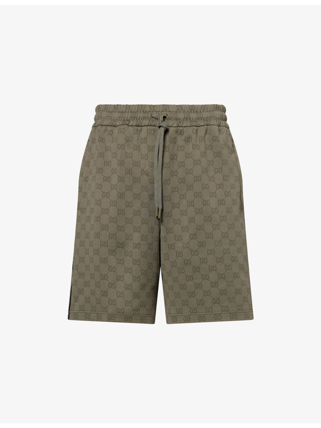 Logo-Print Jacquard Woven Shorts - 1