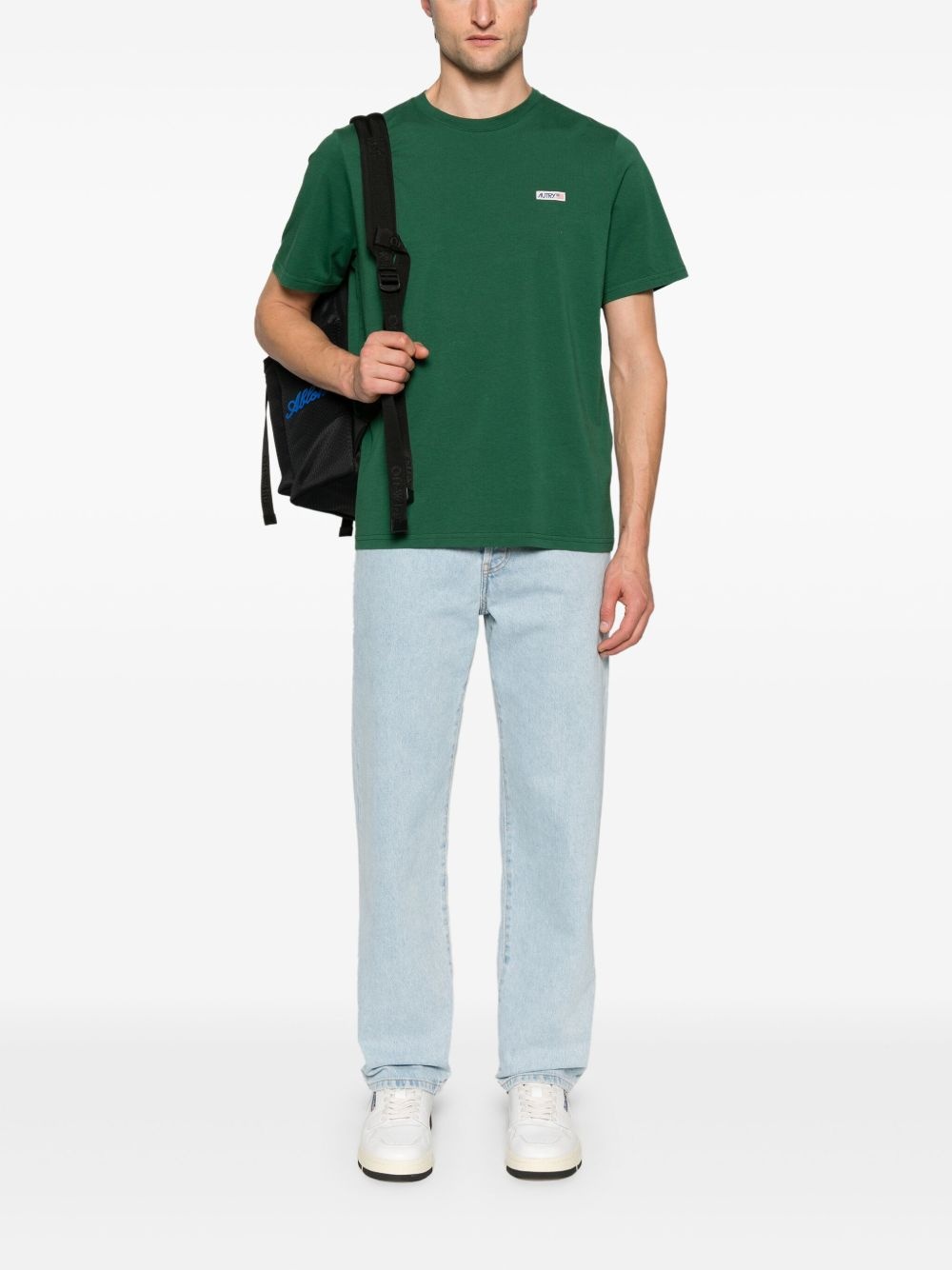logo-patch cotton T-shirt - 2