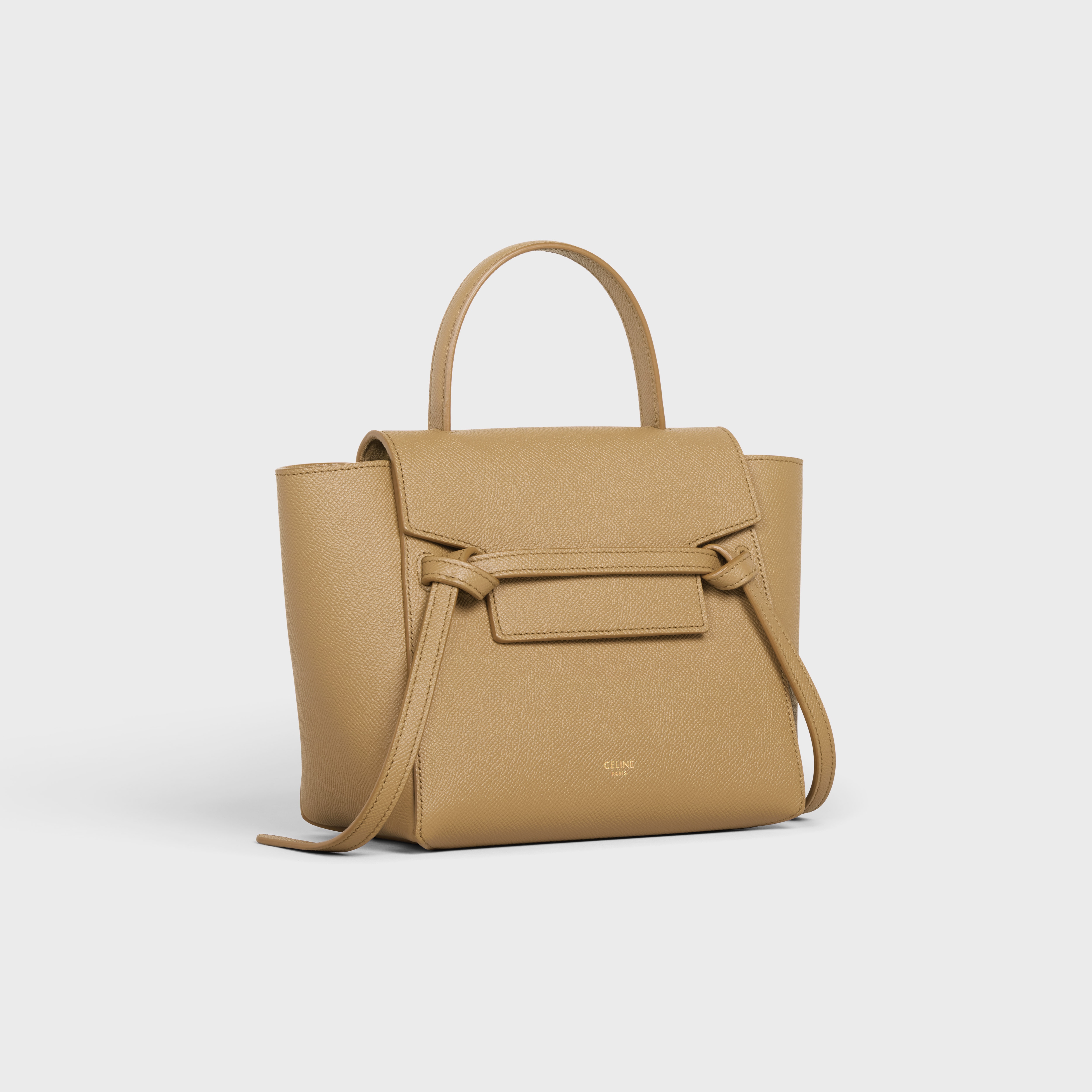 Nano Belt bag in grained calfskin - 2
