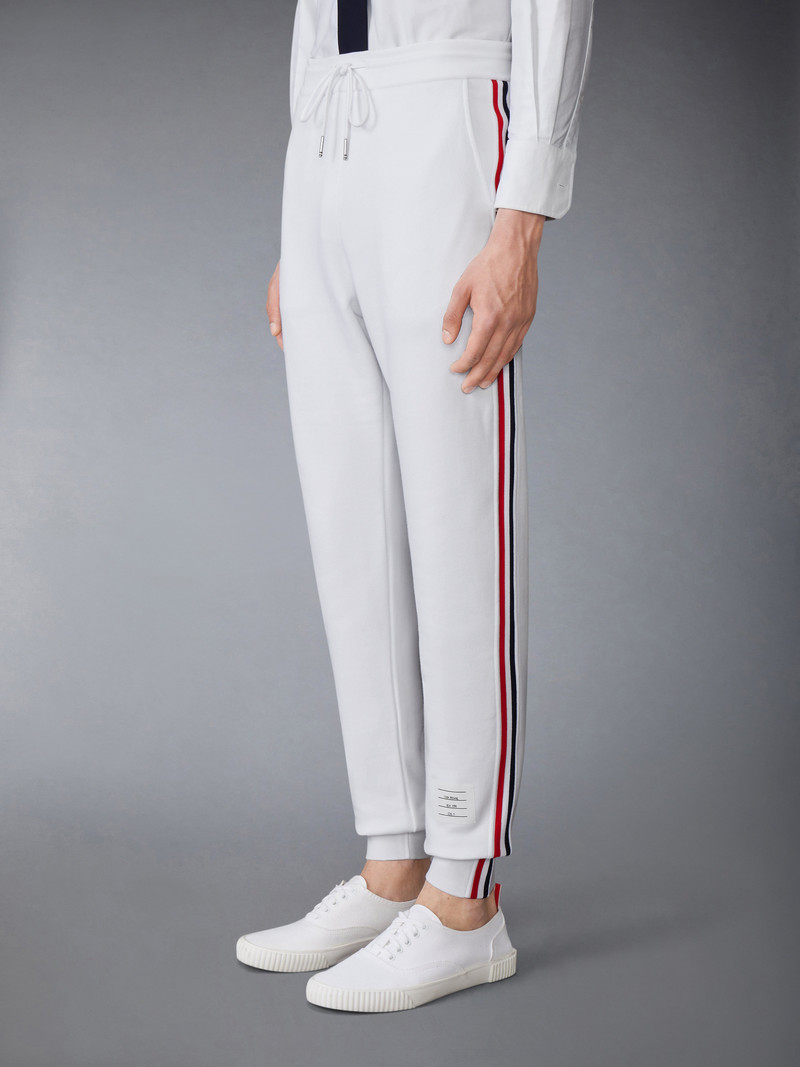 Thom Browne CLASSIC LOOPBACK STRIPE SWEATPANTS outlook