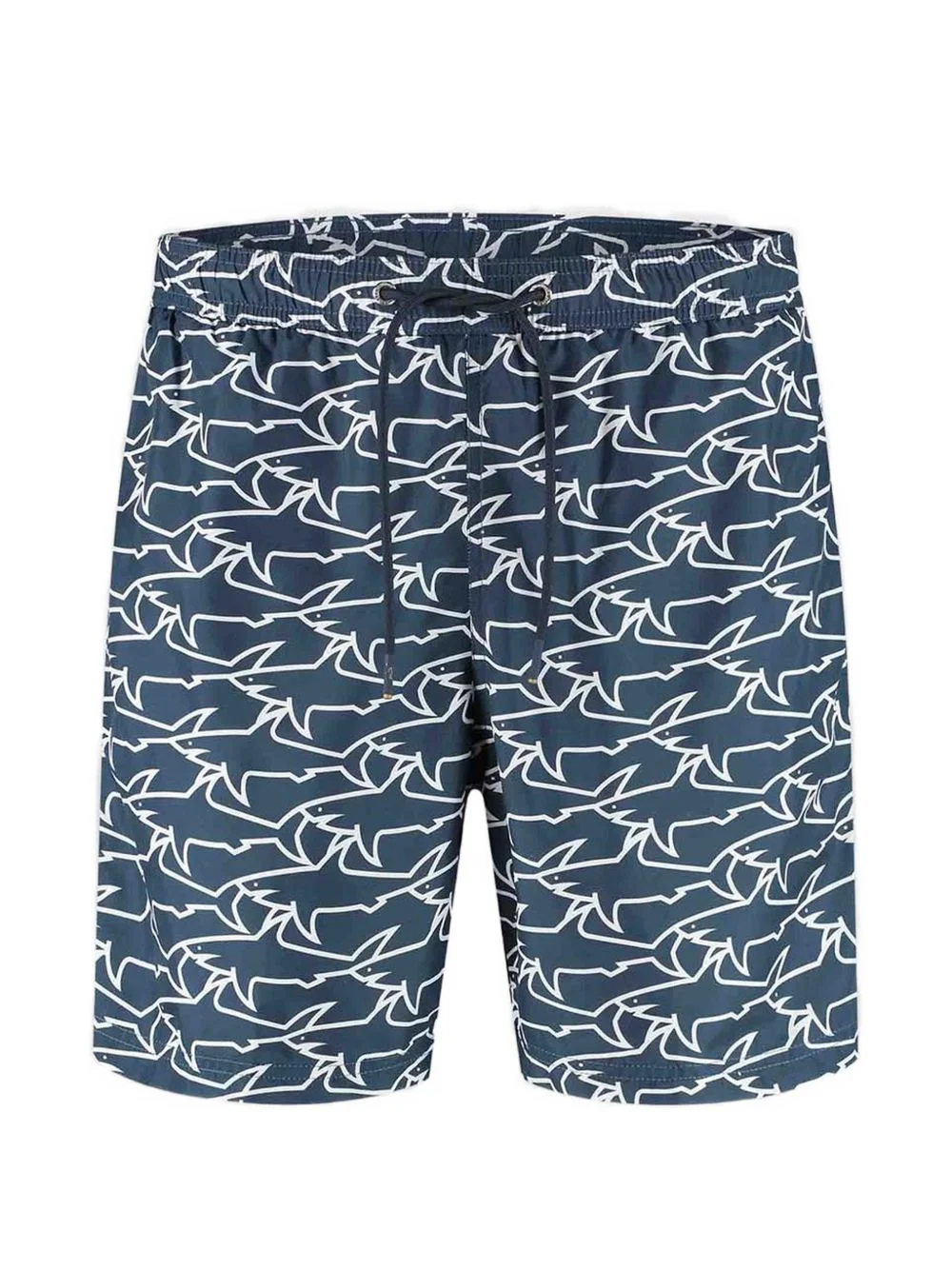 shark-print swim shorts - 1