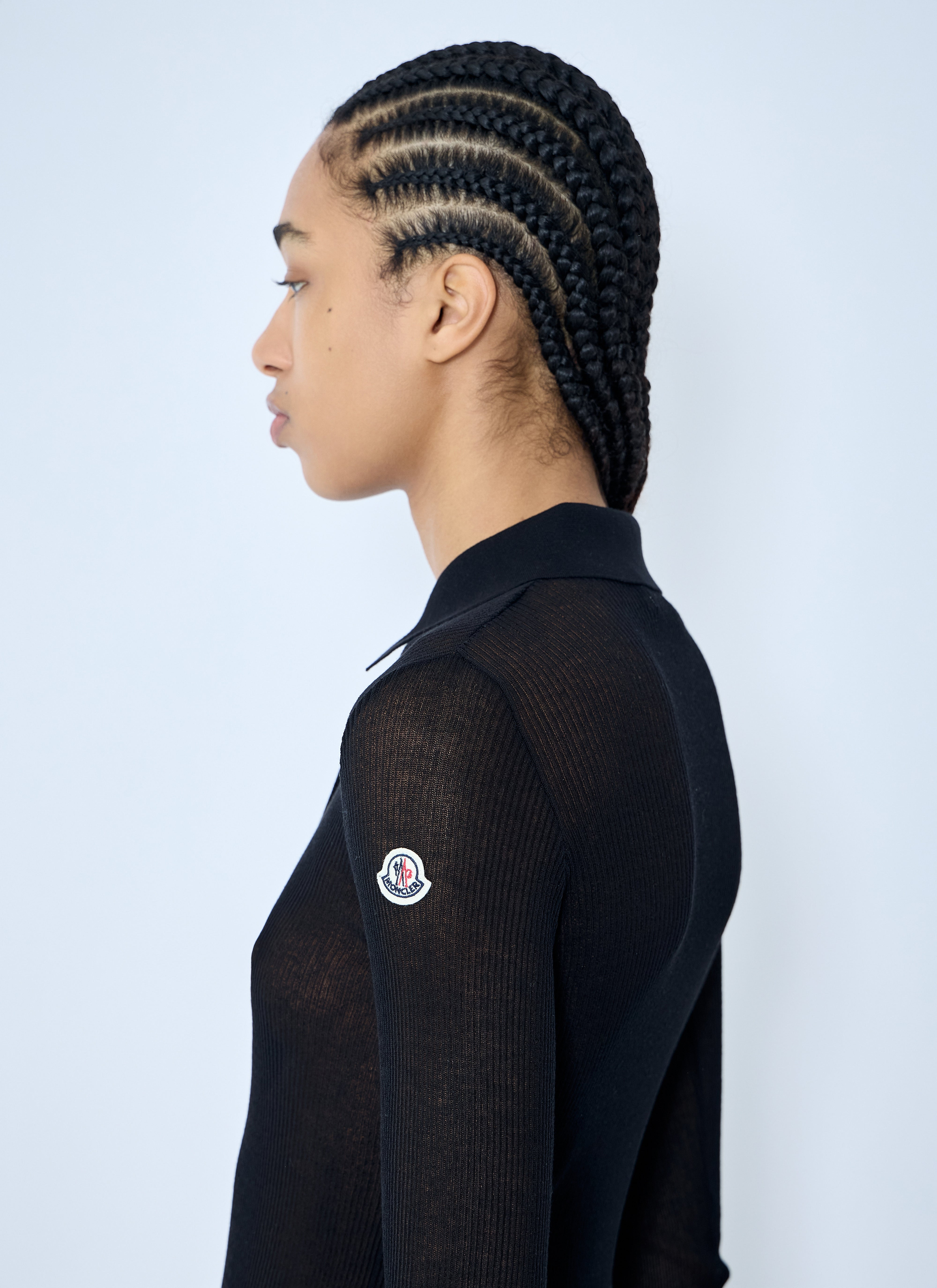 Moncler Women Logo Motif Polo Shirt - 6