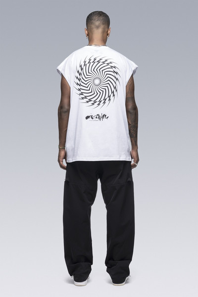 ACRONYM S25-PR-C Pima Cotton Sleeveless T-shirt White outlook