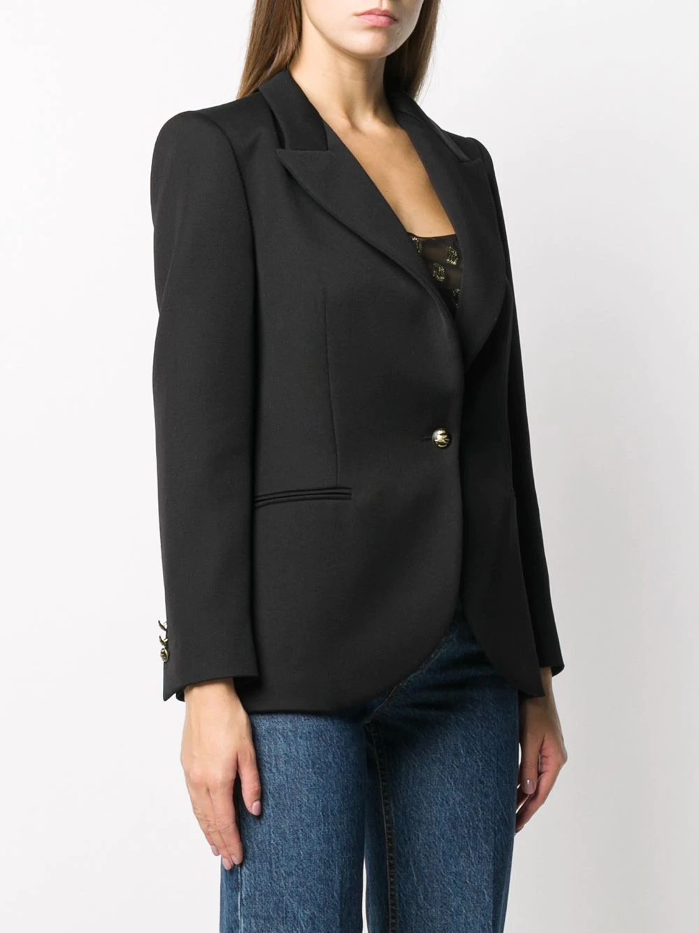 single-button blazer - 3