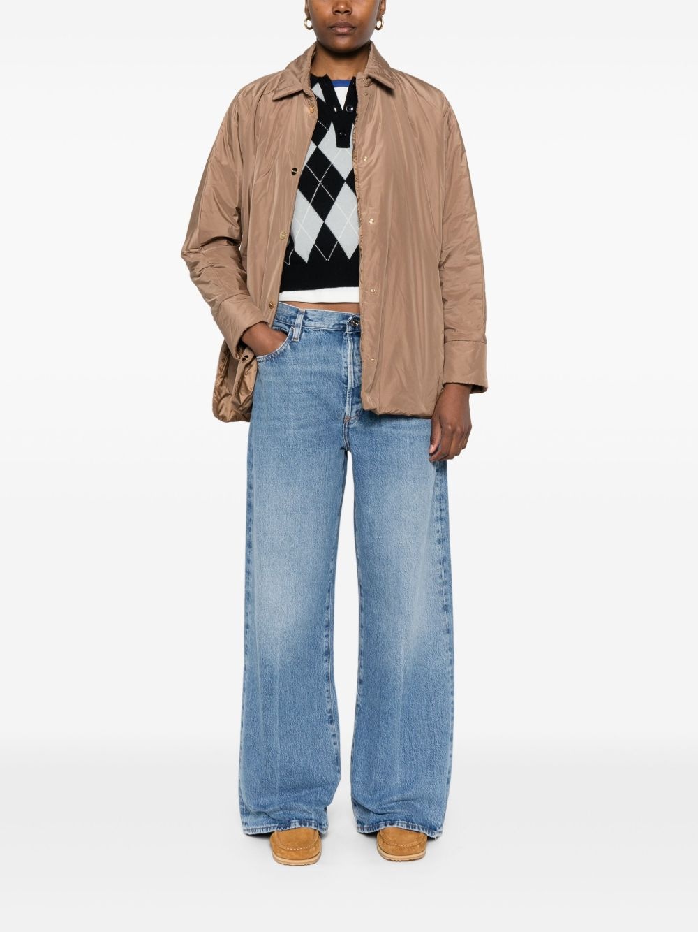 drop-shoulder jacket - 2