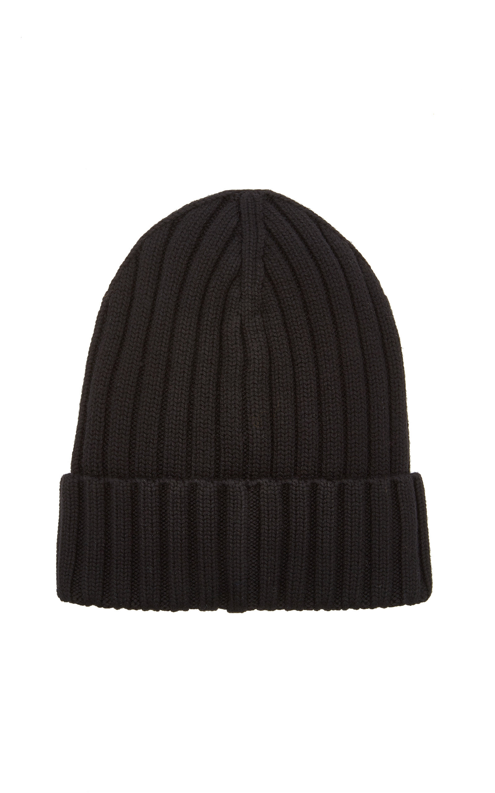 Ribbed-Knit Wool Beanie black - 3