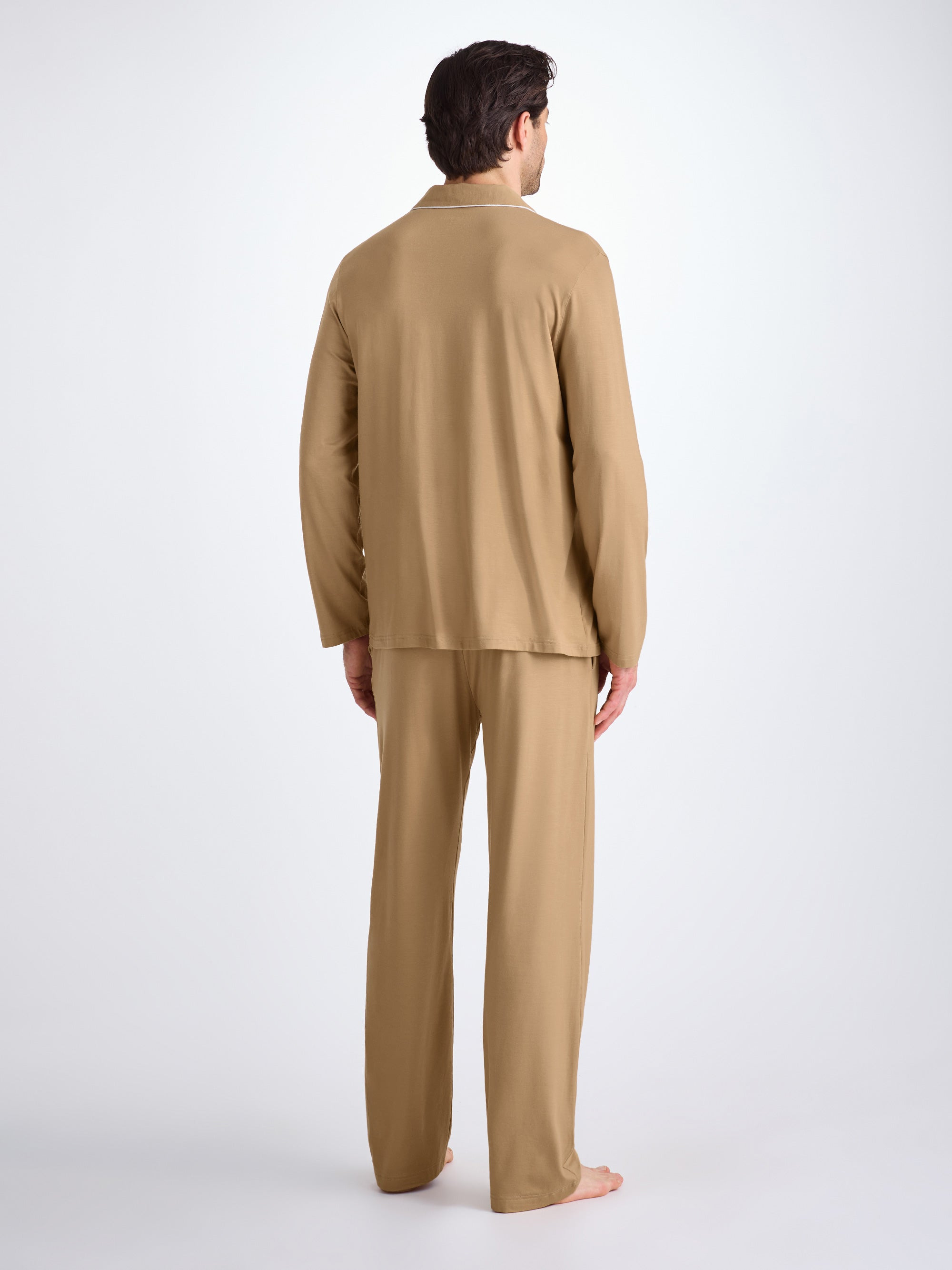 Men's Pajamas Basel Micro Modal Stretch Camel - 4