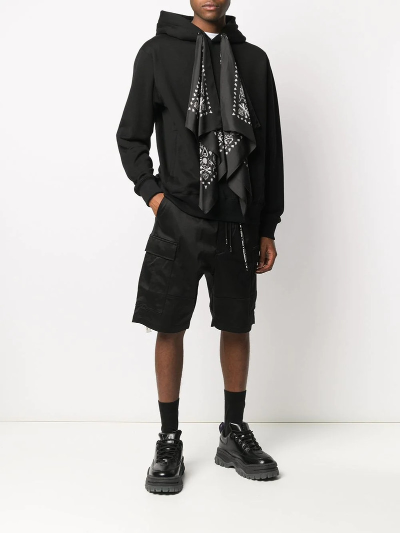 MASTERMIND WORLD scarf skull hoodie outlook