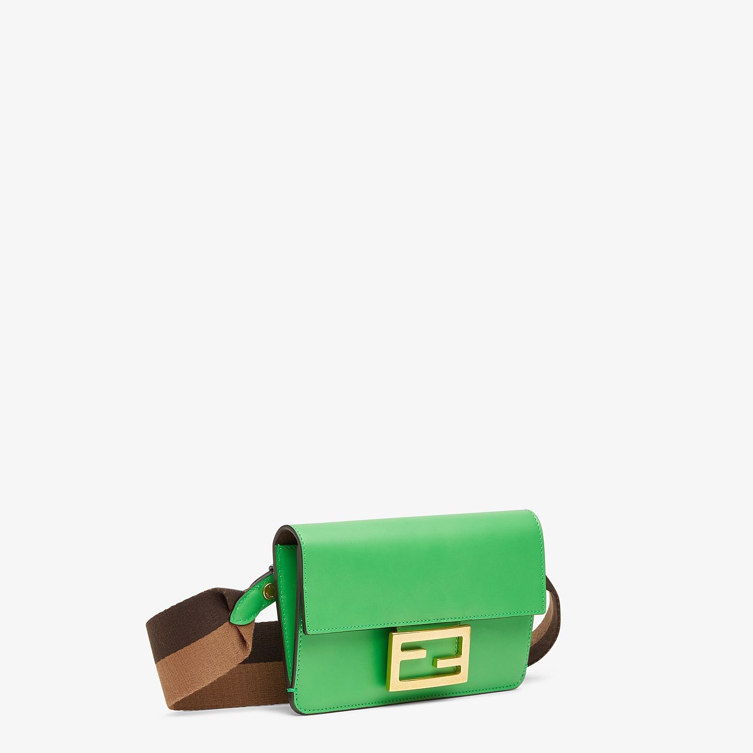 Green leather mini bag - 3