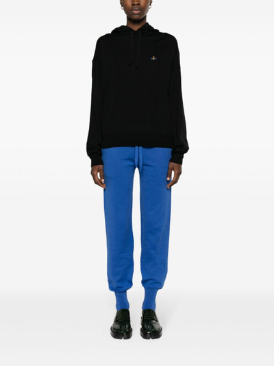 Vivienne Westwood Ocean Orb-embroidered tapered trousers outlook
