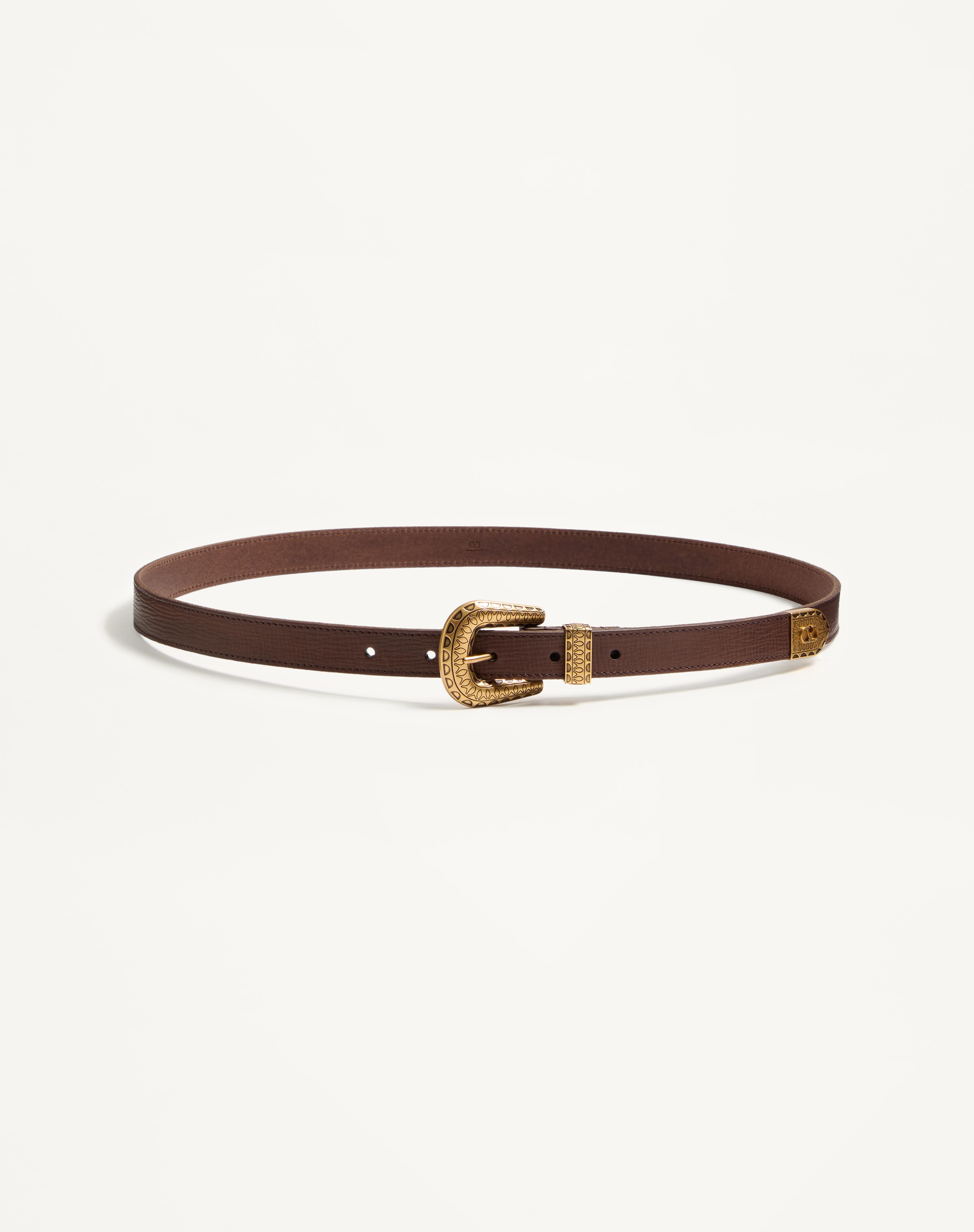 VLOGO SIGNATURE CALFSKIN BELT 20 MM - 1