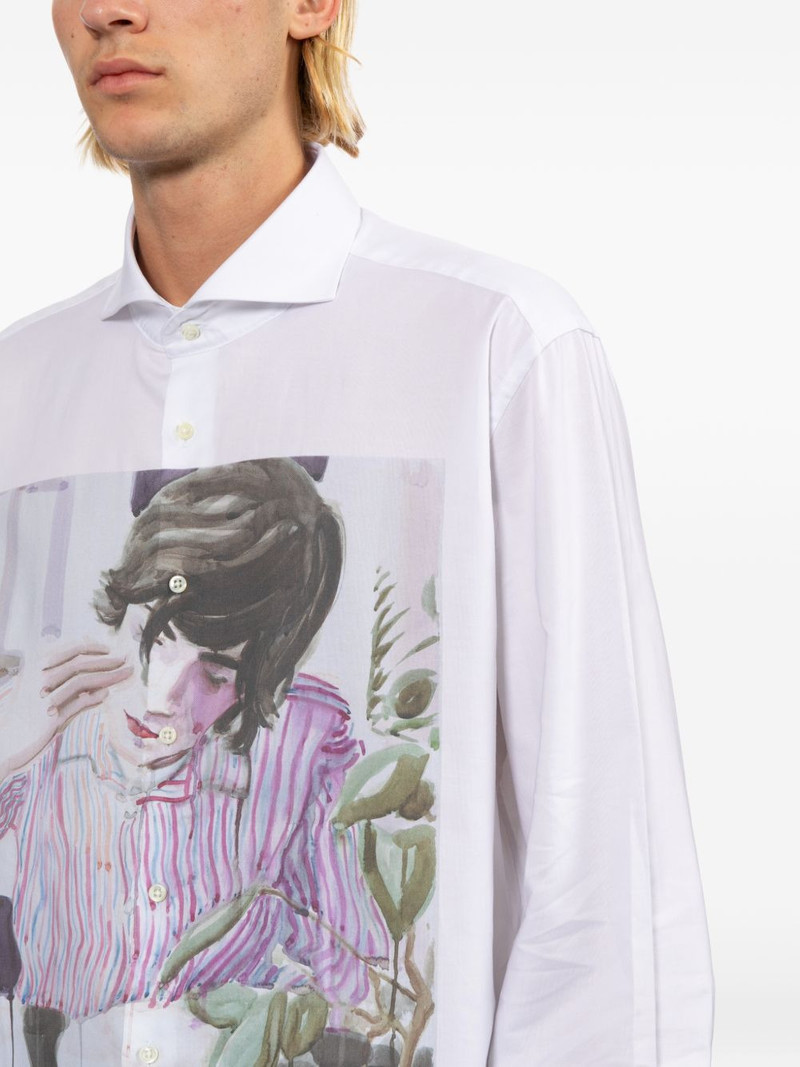 x Guy Rover graphic-print long-sleeve shirt 5