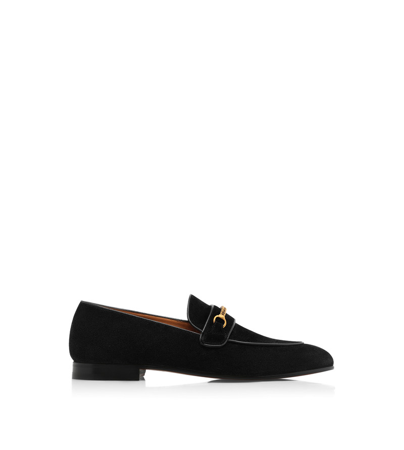 SUEDE LIAM CHAIN LOAFER 1