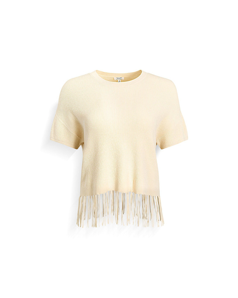 Splendid Splendid x @Cellajaneblog Fringe Sweater outlook