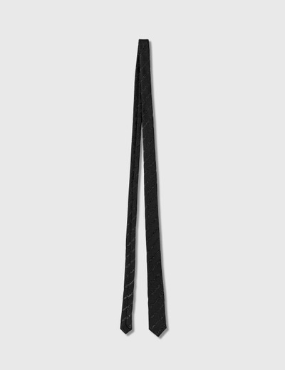 SAINT LAURENT Lame Silk Narrow Tie outlook