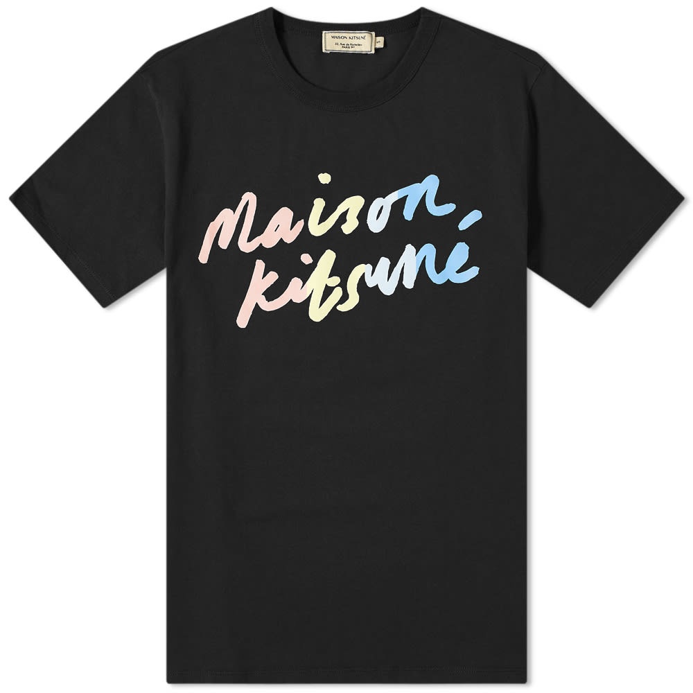 Maison Kitsuné Multi Handwriting Tee - END. Exclusive - 1