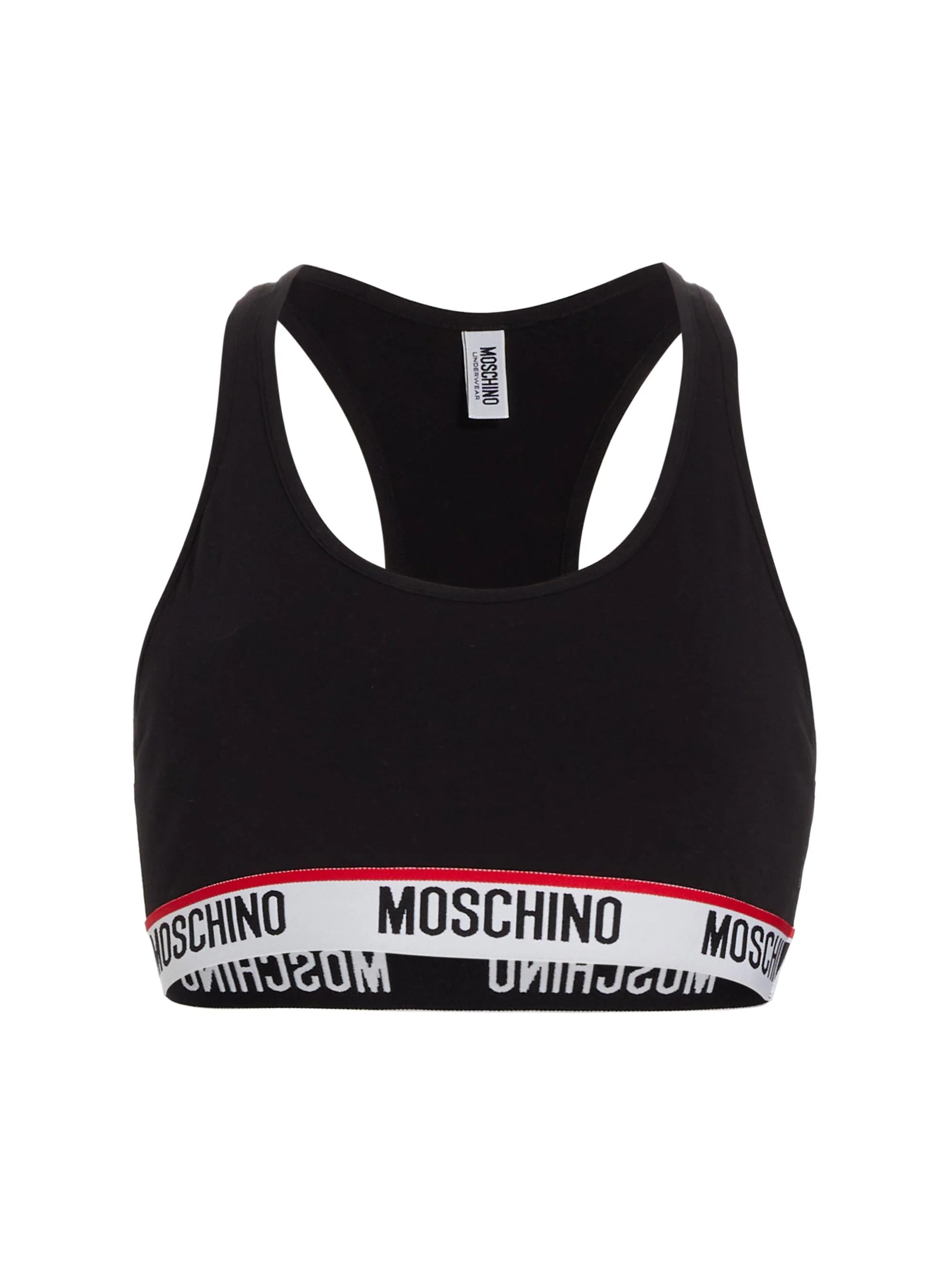 Women's Logo Tape Bra - Black Archived - 1
