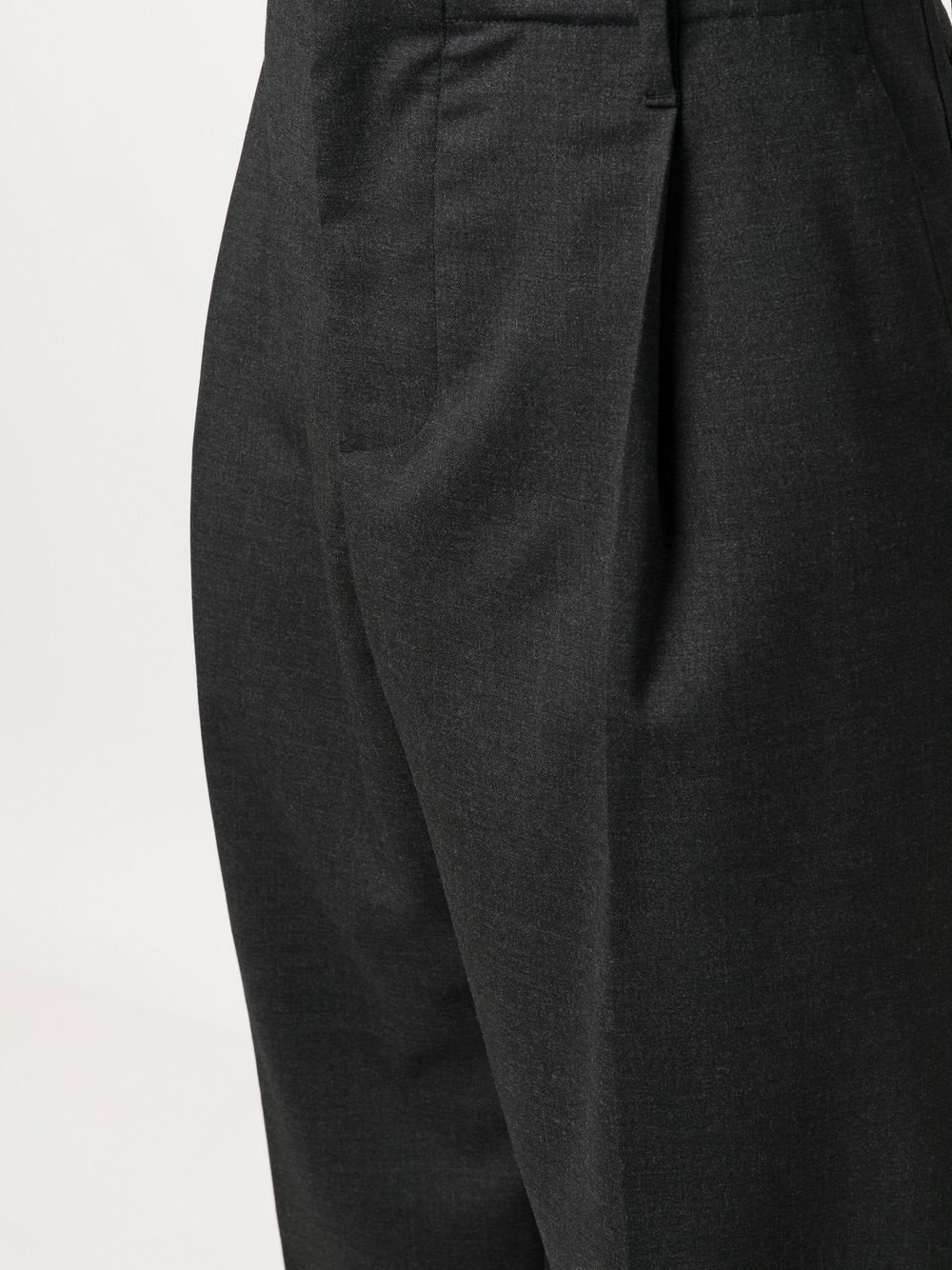 high-rise straight-leg trousers - 5