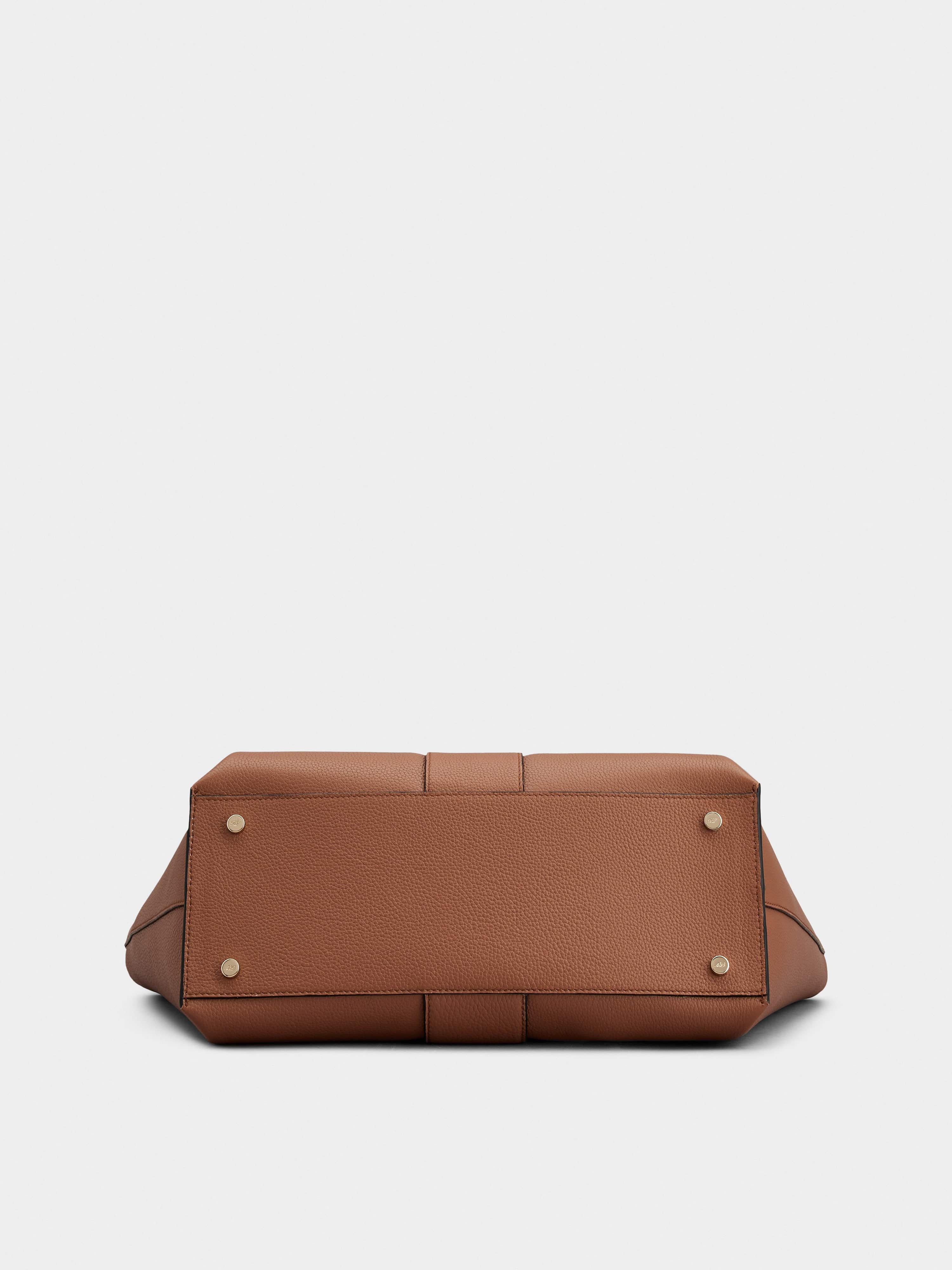 Viv' Choc Medium Shopping Bag in Leather - 6