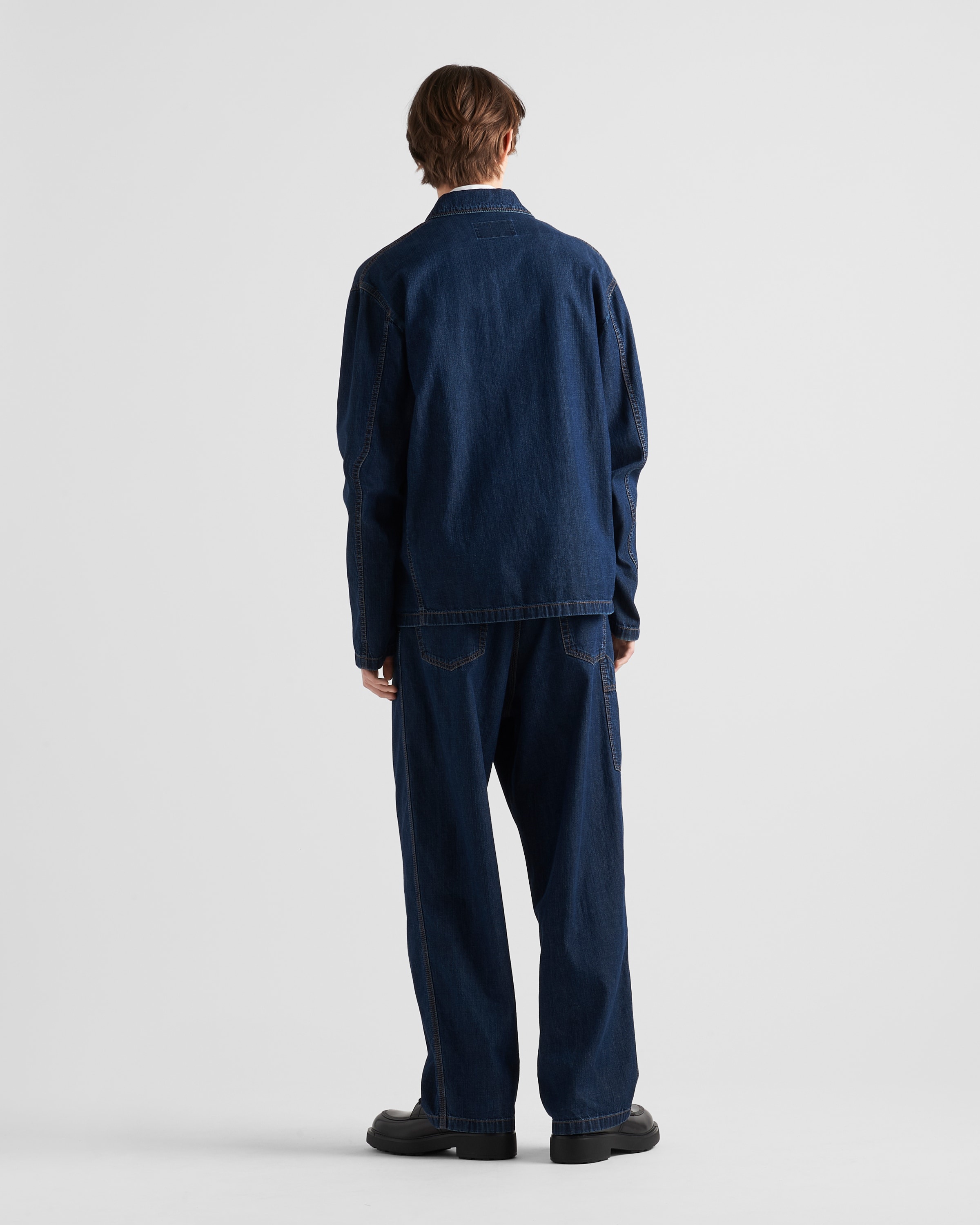 Light denim blouson jacket - 5