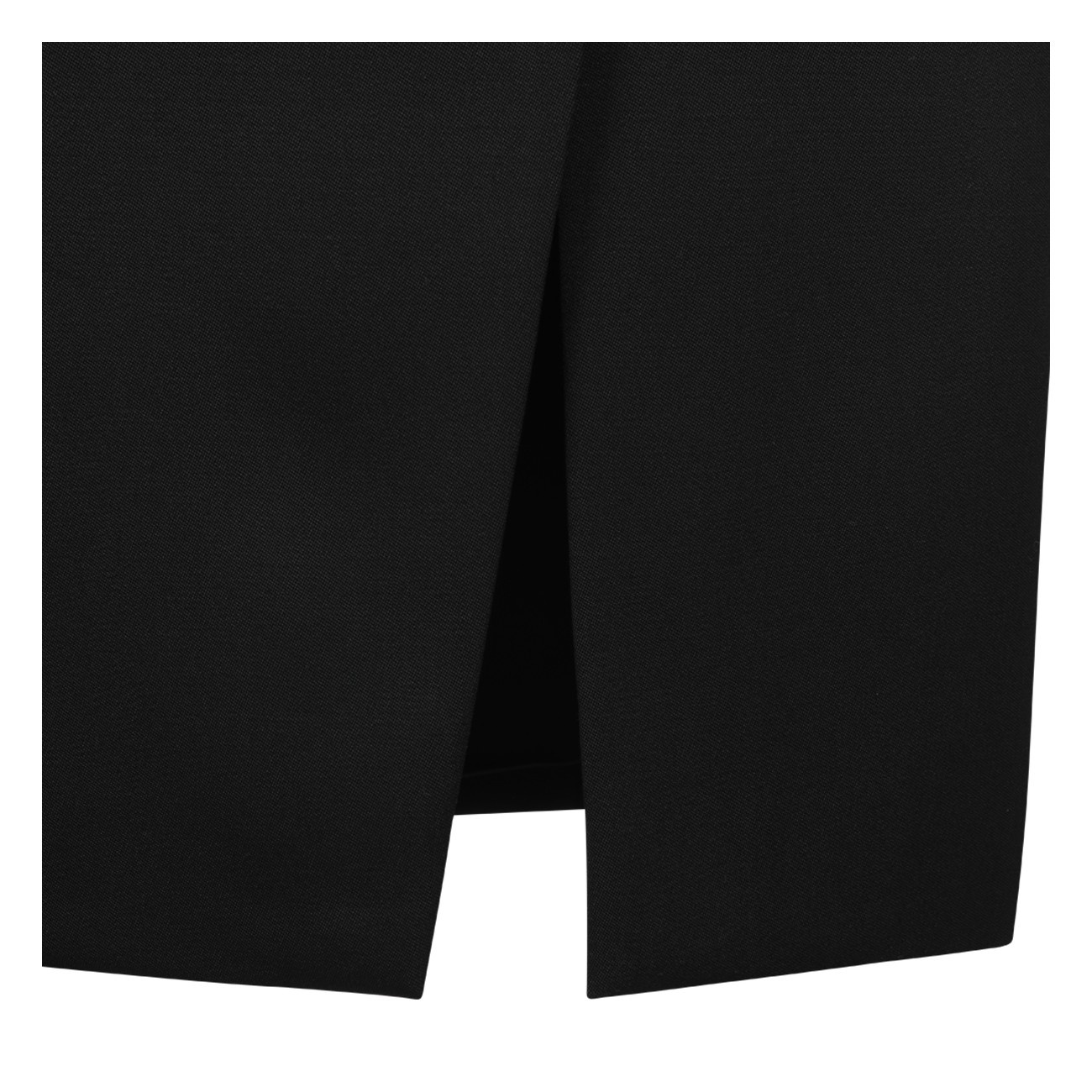 Givenchy black wool midi skirt | angelominetti | REVERSIBLE