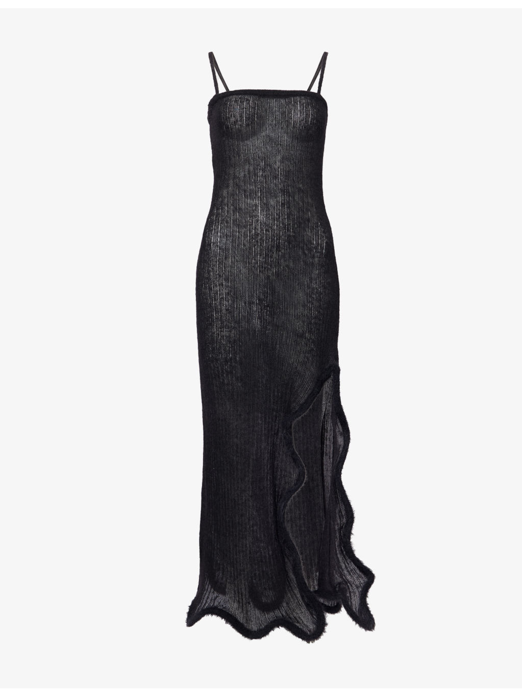Nalin Wavy Alpaca-Blend Midi Dress - 1