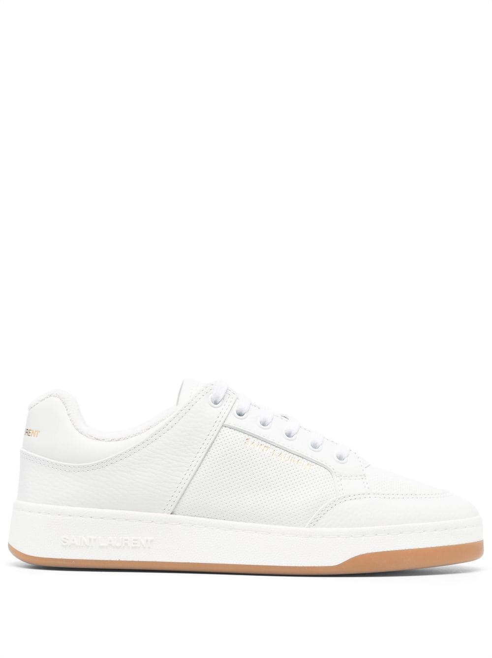 SL/61 leather perforated sneakers - 1