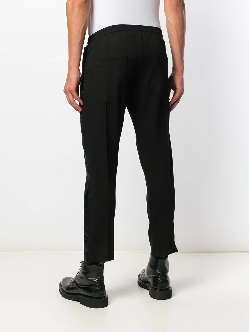 elasticated-waist sweatpants - 4