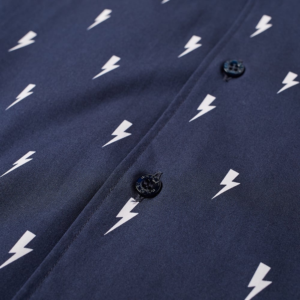 Neil Barrett All Over Print Thunderbolt Vacation Shirt - 3